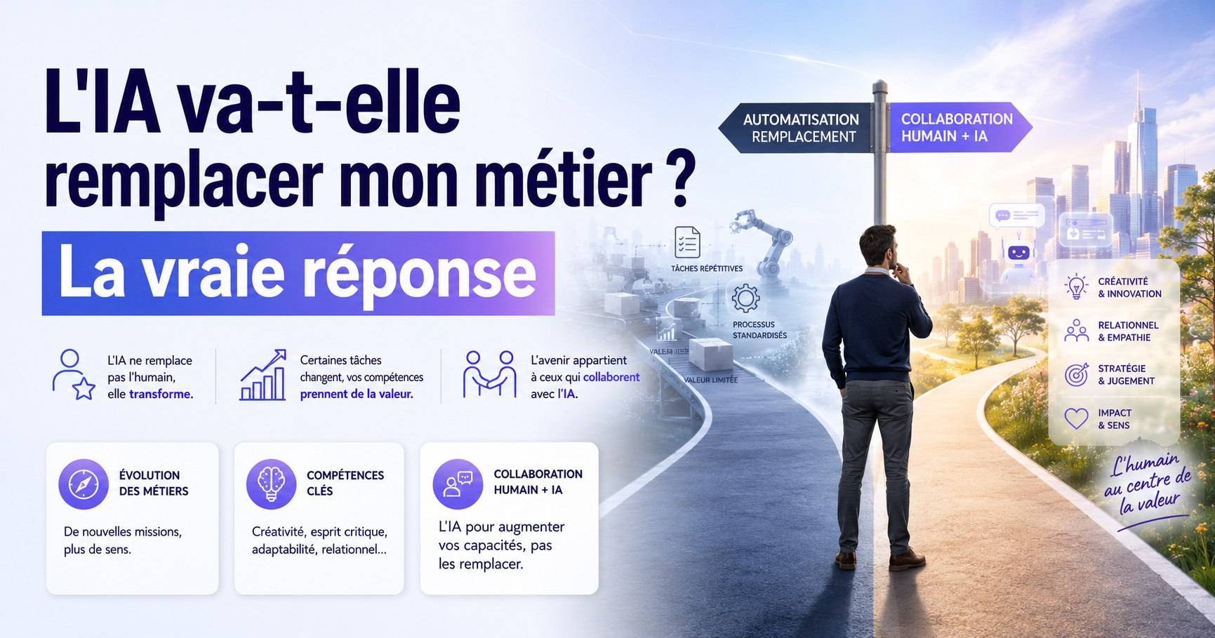 L'IA va-t-elle remplacer mon métier ? La vraie réponse