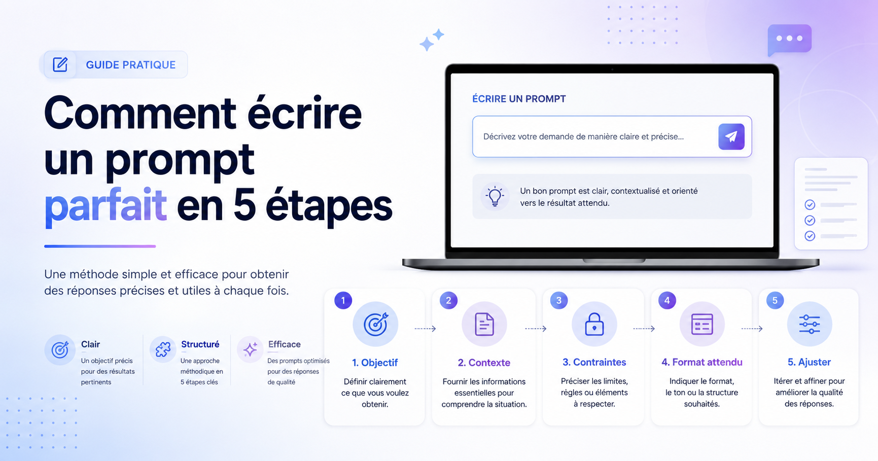 Comment écrire un prompt parfait en 5 étapes